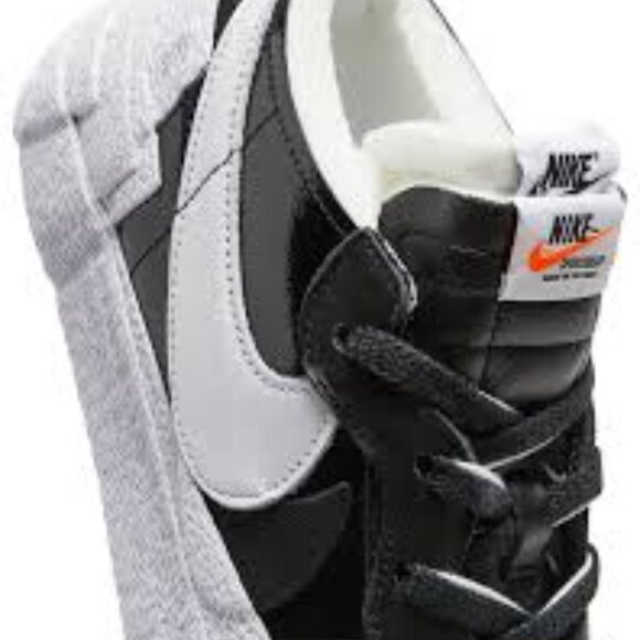 Nike Blazer Low Sacai Black Patent Leather size 11.5 DM6443-001 - Picture 6 of 11